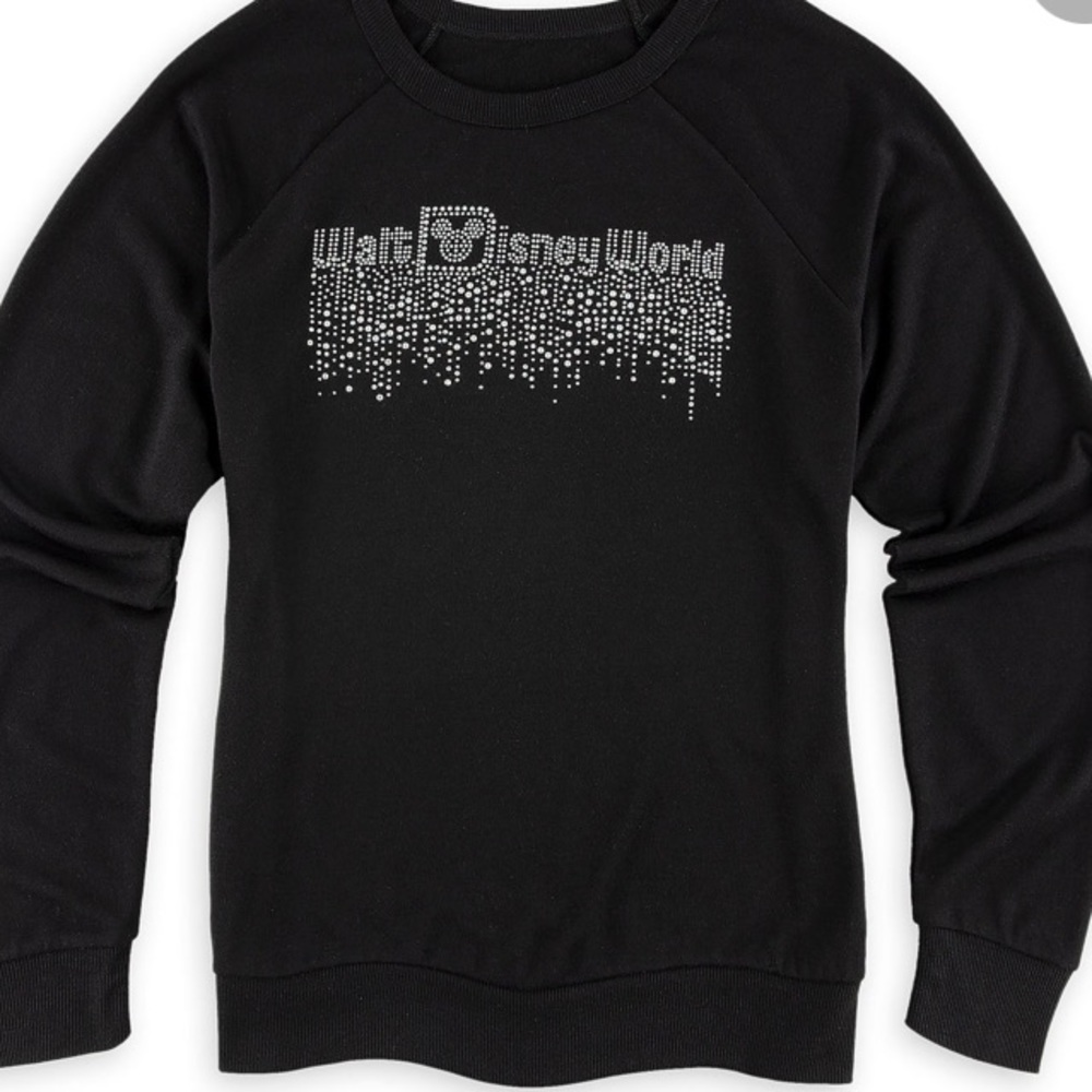 NWOT Disney Parks rhinestone sweatshirt size small - Picture 2 of 5